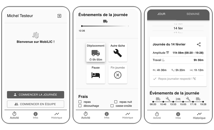 Service MobiLIC à mon arrivée